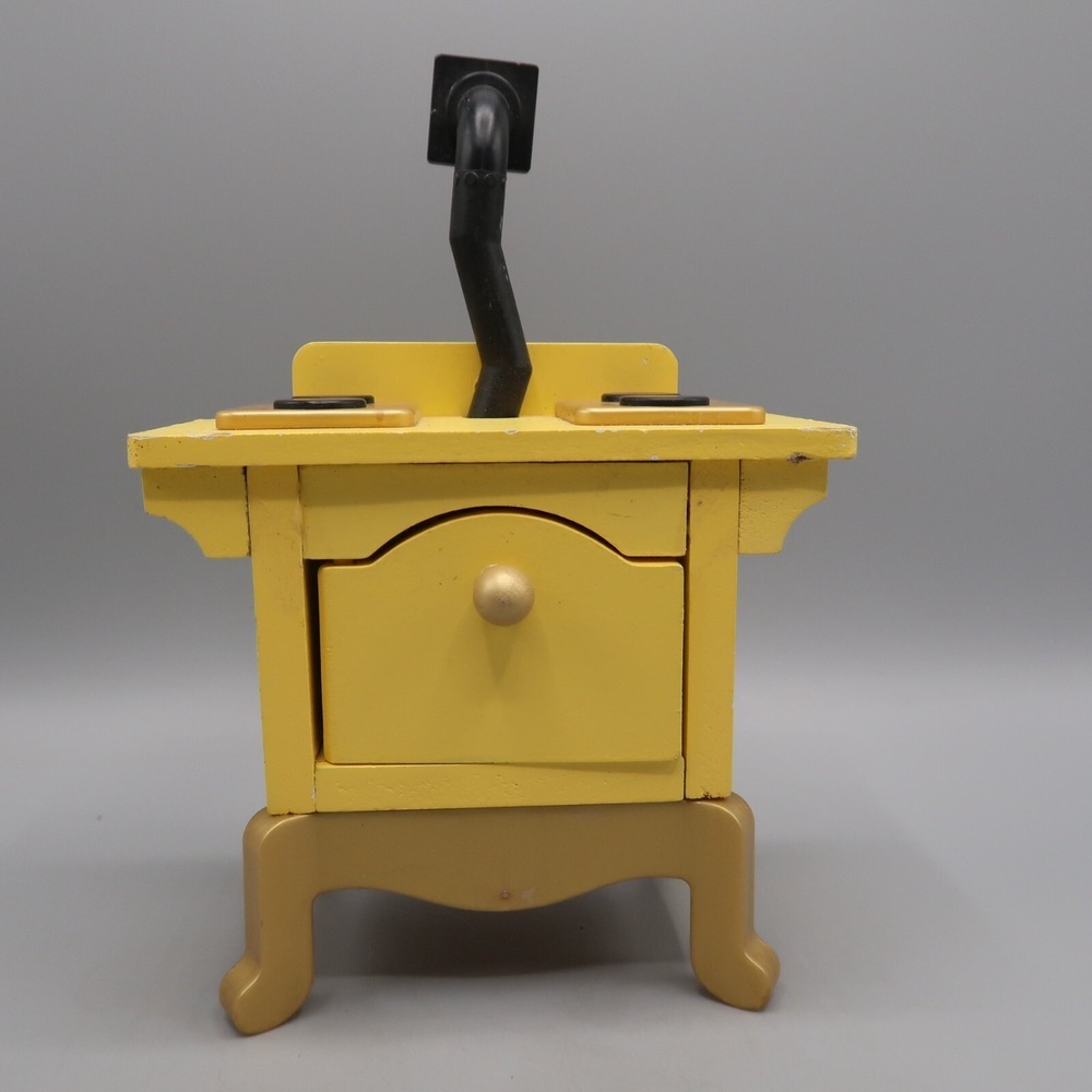 Kidkraft Disney Princess Belle Enchanted Yellow Wood Stove Oven Dollhouse